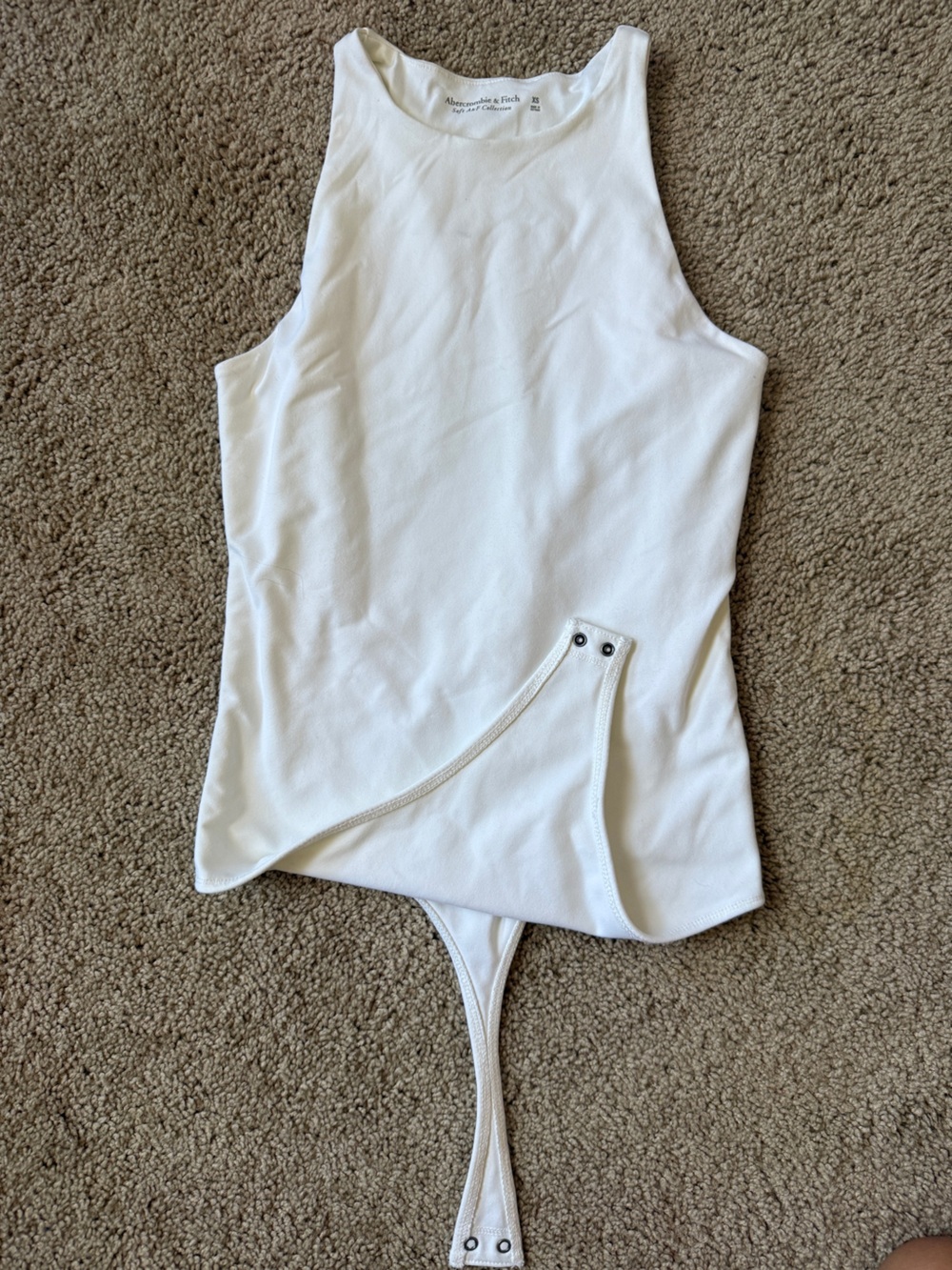 Abercrombie & Fitch White Bodysuit Tank
